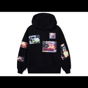 Anti Social Social Club Black Graphic Hoodie